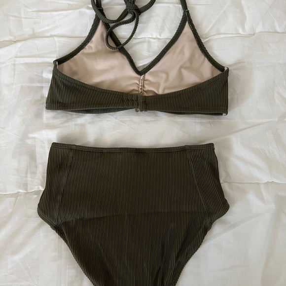 Joe Fresh High-waisted Bikini Top and Bottom - Picture 6 of 7